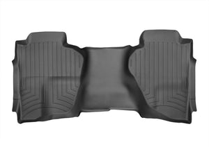 WeatherTech 22-23 Nissan Frontier Crew Cab Rear FloorLiner - Black w/o Fender Premium Audio