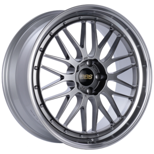 BBS LM 20x10.5 5x120 ET15 Diamond Black Center Diamond Cut Lip Wheel - 82mm PFS Required