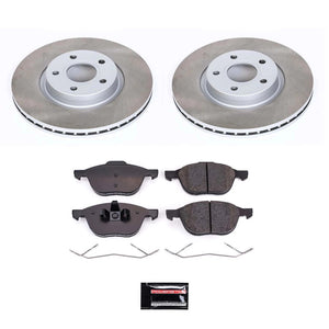 Power Stop 05-11 Volvo V50 Front Semi-Coated Rotor Kit