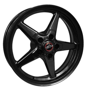 Race Star 92 Drag Star 17x4.50 5x5.00bc 1.75bs Direct Drill Gloss Black Wheel