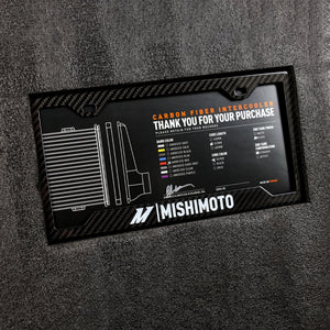 Mishimoto Universal Carbon Fiber Intercooler - Matte Tanks - 450mm Silver Core - S-Flow - GR V-Band