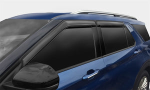 AVS VW 2009-2021 Tiguan Ventvisor Outside Mount Window Deflectors 4pc - Smoke