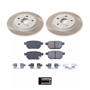 Power Stop 09-13 Toyota Matrix Rear Semi-Coated Rotor Kit