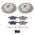 Power Stop 06-11 Volvo V50 Rear Semi-Coated Rotor Kit