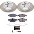 Power Stop 08-12 Mercedes-Benz C300 Rear Semi-Coated Rotor Kit
