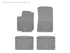 WT Rubber Mats - Rear - Grey