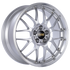 BBS RS-GT 18x8.5 5x112 ET32 PFS Diamond Silver Center Diamond-Cut Rim Wheel - PFS/Clip Req