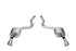 Corsa 2024-2024 Ford Mustang Sport Axle-Back Dual Rear Exit with 4.5in Polished Pro-Series Tips