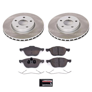 Power Stop 04-11 Volvo S40 Front Semi-Coated Rotor Kit