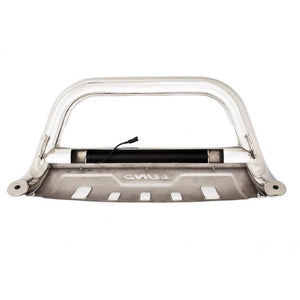 Lund 20-22 GM 2500HD/3500HD Bull Bar w/Light & Wiring - 304 Stainless Steel