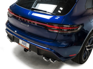 AWE Tuning 19-21 Porsche Macan 3.0T/2.9TT Touring Edition Catback Exhaust w/ Chrome Silver Tips