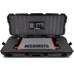 Mishimoto Universal Carbon Fiber Intercooler - Matte Tanks - 600mm Silver Core - C-Flow - P V-Band