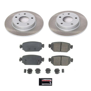 Power Stop 19-21 Mazda CX-3 Rear Semi-Coated Rotor Kit