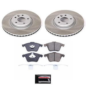 Power Stop 05-11 Volvo V50 Front Semi-Coated Rotor Kit