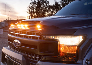 AVS 19-22 RAM 1500 (Excl. Sport Hood) Aeroskin Lightshield Color Match Hood Protector - Ivory Pearl