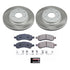 Power Stop 07-10 Saturn Outlook Front Semi-Coated Rotor Kit