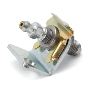 Russell Adapter Fitting -4 AN Male Flare to 3/8in. -24 Brake Bleeder Female - Clear Zinc Finish