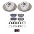 Power Stop 12-17 Toyota Camry Rear Semi-Coated Rotor Kit