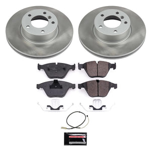 Power Stop 13-15 BMW X1 Front Semi-Coated Rotor Kit