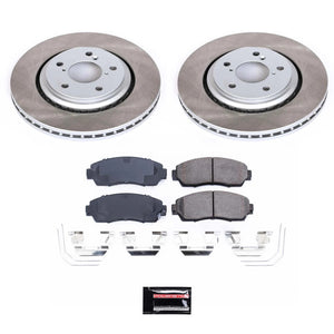 Power Stop 19-22 Honda Passport Front Semi-Coated Rotor Kit