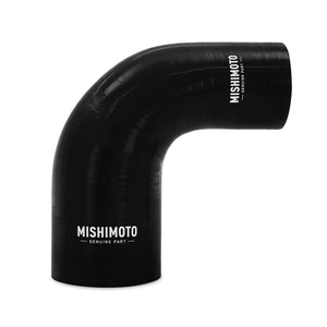 Mishimoto Silicone Reducer Coupler 90 Degree 2.25in to 3in - Black