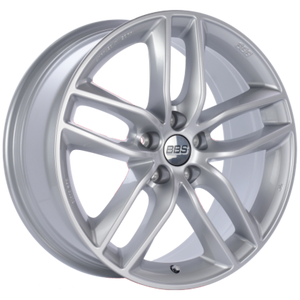 BBS SX 18x8 5x112 ET35 Sport Silver Wheel -82mm PFS/Clip Required