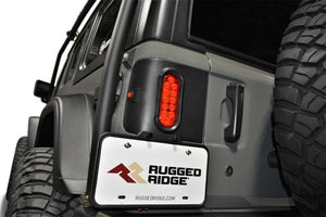 Rugged Ridge 18-24 Jeep Wrangler JL/JLU Flush Mount Tail Light (Pair) - Blk