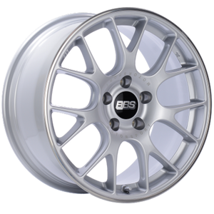BBS CH-R 19x8 5x120 ET40 Brilliant Silver Polished Rim Protector Wheel -82mm PFS/Clip Required