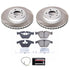Power Stop 07-08 BMW 335xi Front Semi-Coated Rotor Kit