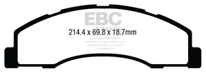 EBC 08-14 Ford Econoline E150 4.6L Extra Duty Front Brake Pads