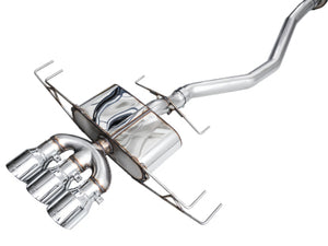AWE Tuning 2024 Acura Integra Type S DE5 FWD Track Edition Exhaust w/ Triple Chrome Silver Tips