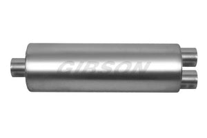 Gibson SFT Superflow Center/Dual Round Muffler Stainless