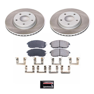 Power Stop 13-19 Nissan Sentra Front Semi-Coated Rotor Kit