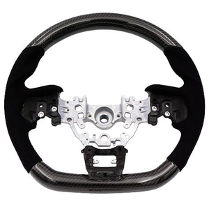 BLOX Racing 22+ Subaru Carbon/Alcantara Steering Wheel Black Stitching