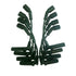 Moroso GM LS 9.75in Wire Unsleeved Coil On Plug 90 Deg Boots Ultra Spark Plug Wire Set - Black