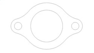 Cometic Chevrolet Mark-IV GM Gen-V/VI Big Block V8 .047in Fiber Water Outlet Gasket