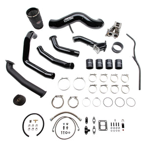 Wehrli 2001-2004 LB7 Duramax S400 Single Turbo Install Kit Candy Teal