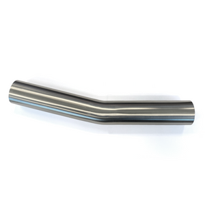 Stainless Bros .625in SS304 15 Deg Mandrel Bend - 1.5D Radius 16GA/.065in Wall 6.5in Leg / 6.5in Leg