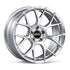 BBS RE-V7 18x9.5 5x114.3 ET45 Diamond Silver Wheel -82mm PFS/Clip Required