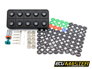 ECUMASTER - 10-Position CAN Keyboard w/ Rotary Switches