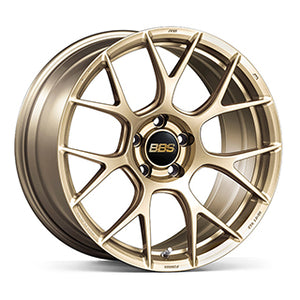 BBS RE-V7 19x10.5 5x120 ET35 PFS Gloss Gold Wheel - 82mm PFS/Clip Required