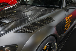 Varis “Dark Panther” Carbon+ Cooling Bonnet for AP1 & AP2 Honda S2000 [VBHO-120/VBHO-121]