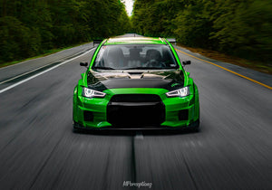 Varis Version 2 Widebody Aero Kit for CZ4A Mitsubishi Lancer Evolution X [VAMI-230/VAMI-231]