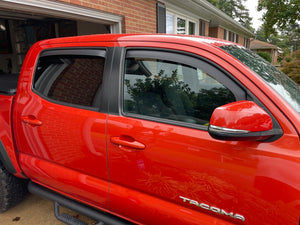 EGR 16-17 Toyota Tacoma In-Channel Window Visors - Matte (575085)