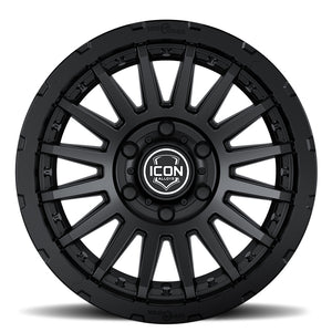 ICON Recon Pro 17x8.5 6 x 135 6mm Offset 5in BS 87.1mm Bore Satin Black Wheel