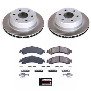 Power Stop 00-06 GMC Yukon XL 1500 Rear Semi-Coated Rotor Kit