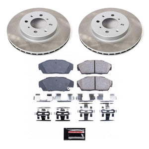 Power Stop 90-93 Honda Civic Front Semi-Coated Rotor Kit