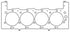 Cometic GM L18 Vortec 8100 Gen-VII Big Block V8 .060in MLS Cylinder Head Gasket - 4.350in Bore - LHS