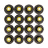 Cometic .265in x .500in x .635in x 1.126in Metal Jacket Valve Stem Seal - Yellow - 16 Pack
