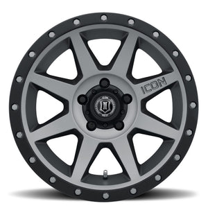 ICON Rebound 17x8.5 5x4.5 0mm Offset 4.75in BS 71.5mm Bore Titanium Wheel